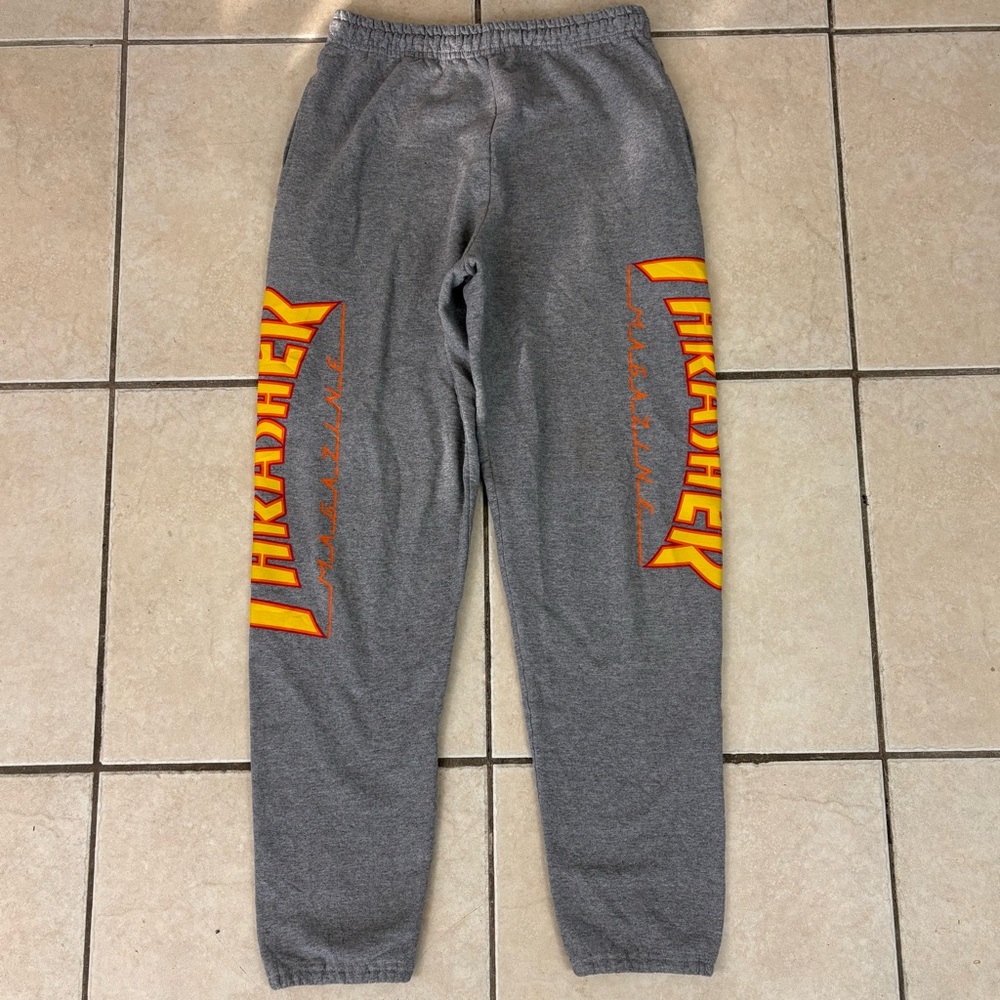 Thrasher Magazine Flames Sweatpant Joggers Size Small